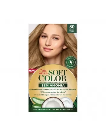 Tinta De Cabelo Soft Color Louro Claro 80