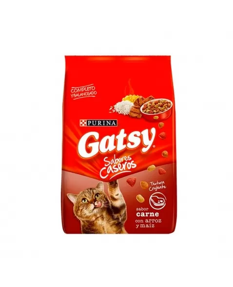 Ração Seca Para Gatos Adultos Gatsy - Sabor Carnes 1Kg