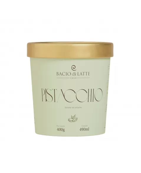 POTE GELATO BACIO LATTE 490ML PISTACCHIO