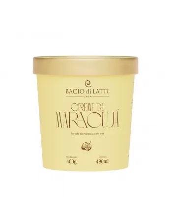 Pote Gelato Maracujá Bacio di Latte 490ml