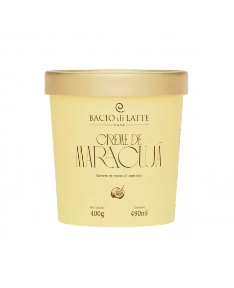 POTE GELATO BACIO LATTE 490ML MARACUJA