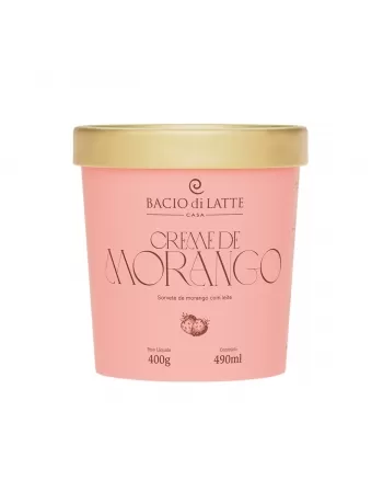 Pote Gelato Morango Bacio di Latte 490ml