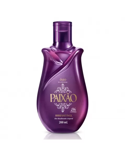 Óleo Corporal De Amêndoas Paixão Irresistível Ação Desodorante 200Ml