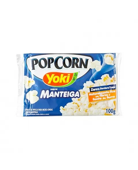 Popcorn Micro-Ondas Manteiga Yoki 100G