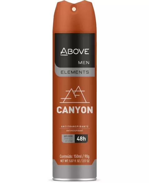 DESOD AERO ABOVE MASC ELEMEN CANYON ACO 150ML