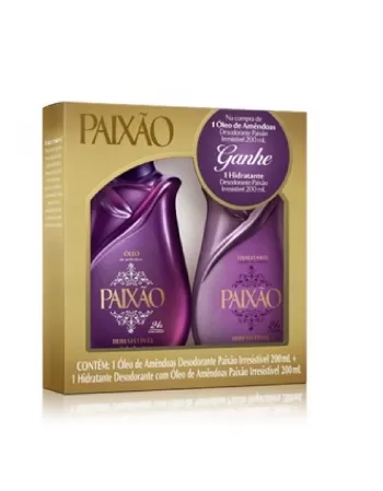 KIT PAIXAO OLEO+HIDR IRRESISTIVEL 200ML