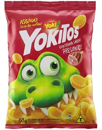 Salgadinho Yokitos Conchinha Sabor Presunto 153g