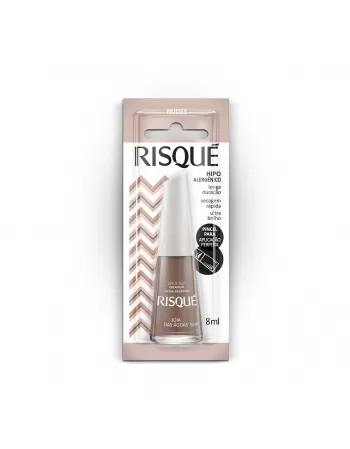 Esmalte Risqué Nude Cremosos Joia Das Águas 8Ml - Caixa Com 6 Unidades Blister