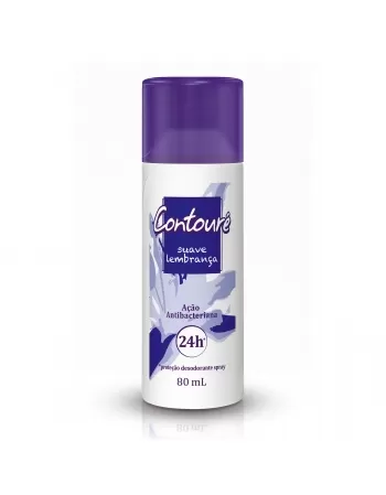 Desodorante Spray Contouré Feminino Suave Lembrança 80Ml