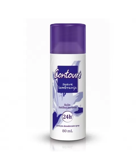 Desodorante Spray Contouré Feminino Suave Lembrança 80Ml