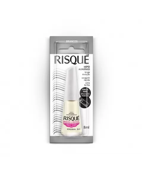 Esmalte Risqué Rendas Do Brasil Rendinha 8Ml - Caixa Com 6 Unidades Blister