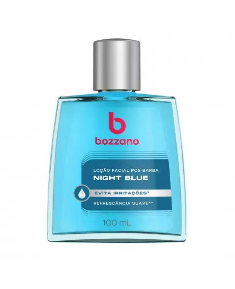 Loção Facial Pós-Barba Bozzano Night Blue 100Ml