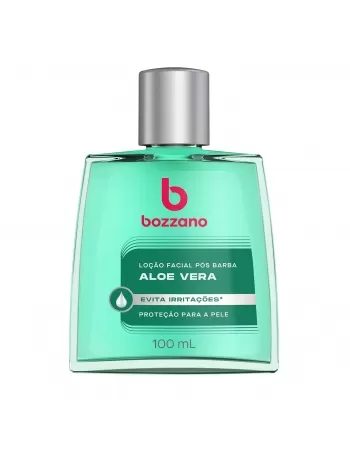 Loção Facial Pós-Barba Bozzano Aloe Vera 100Ml