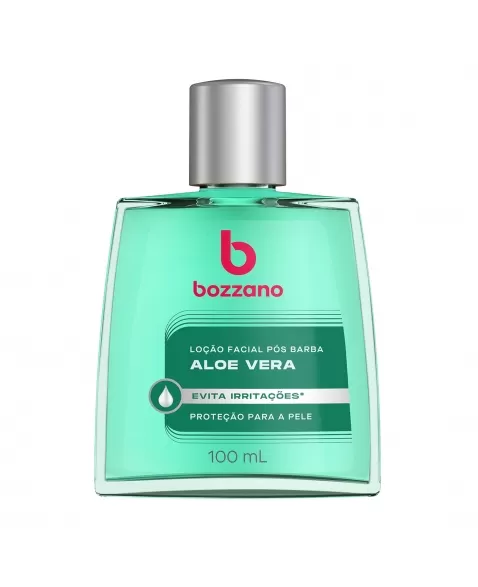 Loção Facial Pós-Barba Bozzano Aloe Vera 100Ml