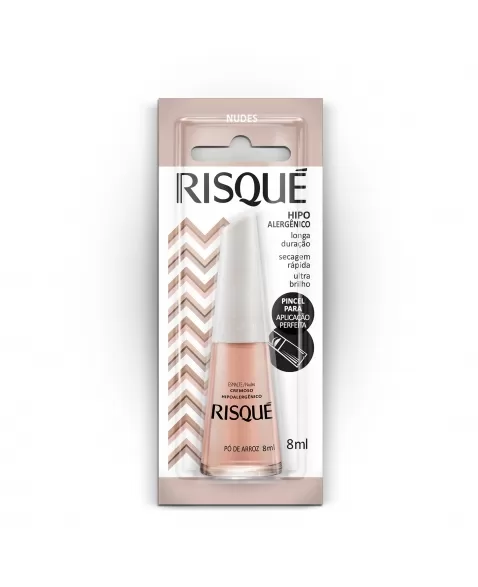 Esmalte Risqu Nude Cremoso P De Arroz Ml Caixa Com Unidades