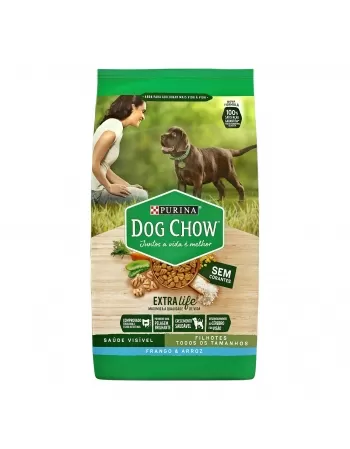 Ração Seca Dog Chow Para Filhotes - Sabor Frango E Arroz 15Kg