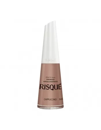 Esmalte Risqué Nudes Cremosos Cappuccino 8Ml - Caixa Com 6 Unidades Nu