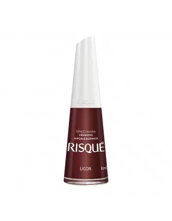 Esmalte Risqué Vermelho Cremoso Licor 8Ml - Caixa Com 6 Unidades Nu