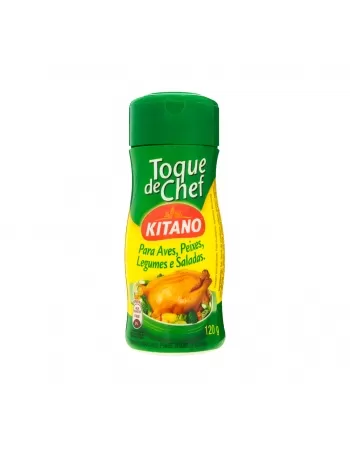 Tempero Para Aves, Peixes, Legumes E Saladas Toque De Chef Kitano 120G