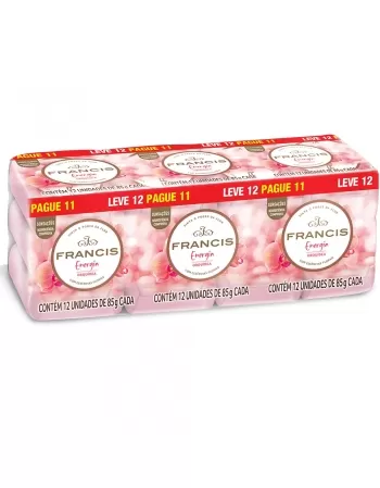 Sabonete em Barra Clássico Rosa Francis Promopack 12x90g