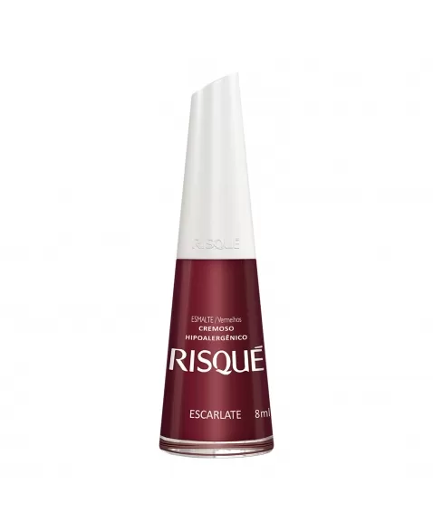 Esmalte Risqué Cremoso Escarlate 8Ml - Caixa Com 6 Unidades Nu