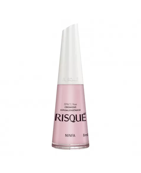 Esmalte Risqué Rosas Cremoso Ninfa 8Ml - Caixa Com 6 Unidades Nu