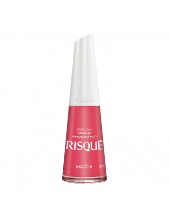 Esmalte Risqué Rosas Cremoso Malícia 8Ml - Caixa Com 6 Unidades Nu