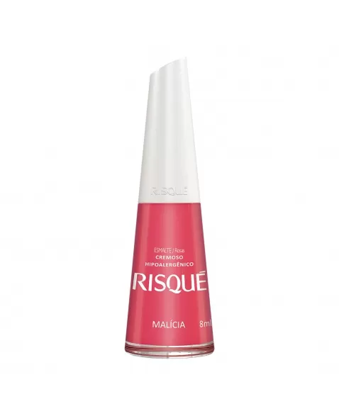 Esmalte Risqué Rosas Cremoso Malícia 8Ml - Caixa Com 6 Unidades Nu