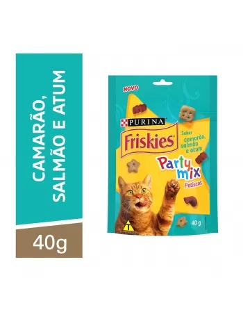 Petisco Friskies Party Mix - Sabor Camarão 40G