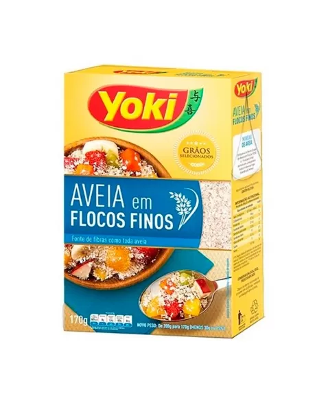 Aveia Em Flocos Finos Yoki 170G