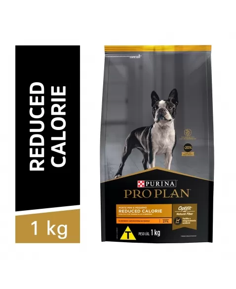 Ração Seca Proplan Reduced Calorie Para Cães Adultos Raças Pequenas 1Kg