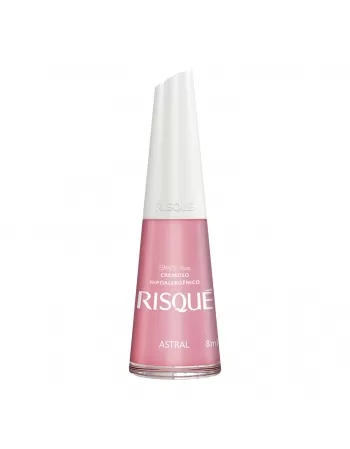 Esmalte Risqué Rosas Cremoso Astral 8Ml - Caixa Com 6 Unidades Nu