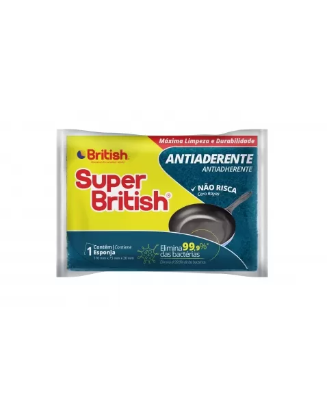 ESPONJA SUPER BRITISH ANTIADERENTE C/1