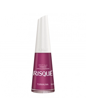 Esmalte Risqué Escuro Cremoso Turmalina 8Ml - Caixa Com 6 Unidades Nu