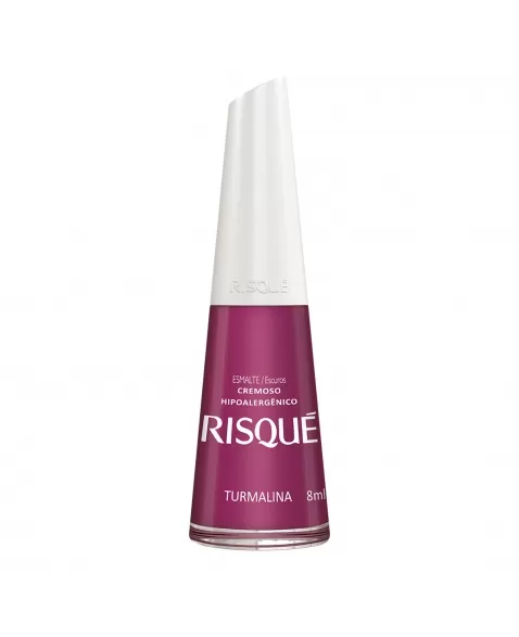 Esmalte Risqué Escuro Cremoso Turmalina 8Ml - Caixa Com 6 Unidades Nu