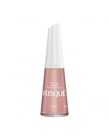 Esmalte Risqué Rosas Cremoso Bali 8Ml - Caixa Com 6 Unidades Nu