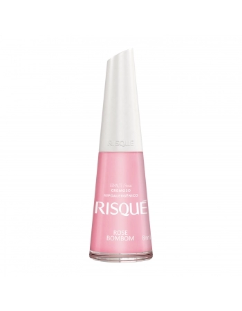 Esmalte Risqué Rosas Cremoso Rosé Bombom 8Ml - Caixa Com 6 Unidades Nu