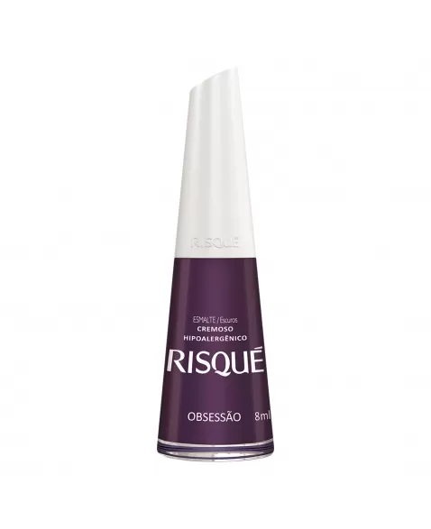 Esmalte Risqué Escuro Cremoso Obsessão 8Ml - Caixa Com 6 Unidades Nu