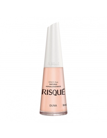 Esmalte Risqué Rosas Natural Duna 8Ml - Caixa Com 6 Unidades Nu