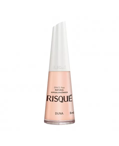 Esmalte Risqué Rosas Natural Duna 8Ml - Caixa Com 6 Unidades Nu