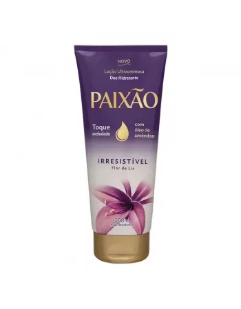 Loção Hidratante Ultracremosa Paixão Irresistível Flor de Lis ação desodorante 200ml