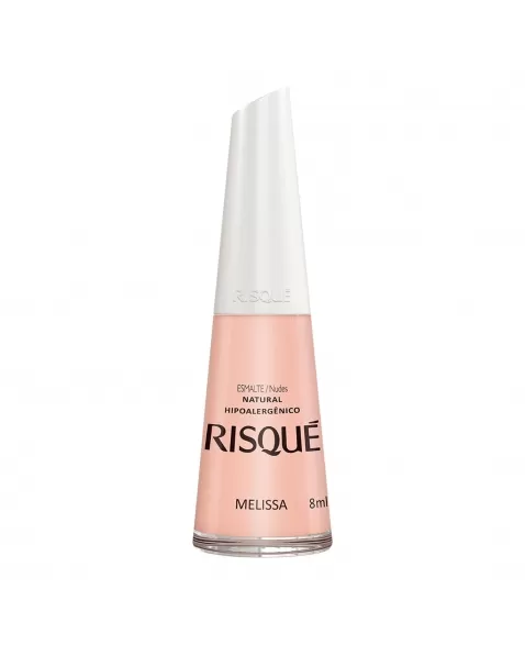 Esmalte Risqué Nude Natural Melissa 8Ml - Caixa Com 6 Unidades Nu