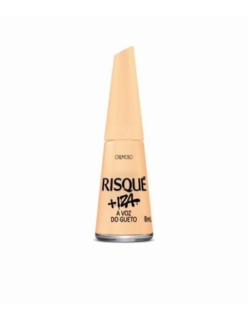 Esmalte Risqué Cremoso A Voz do Gueto 8ml - Caixa com 6 Unidades NU