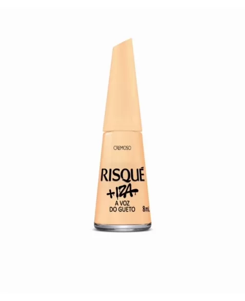 Esmalte Risqué Cremoso A Voz do Gueto 8ml - Caixa com 6 Unidades NU