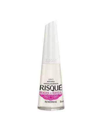 Esmalte Risqué Rendas Do Brasil Rendinha 8Ml - Caixa Com 6 Unidades Nu