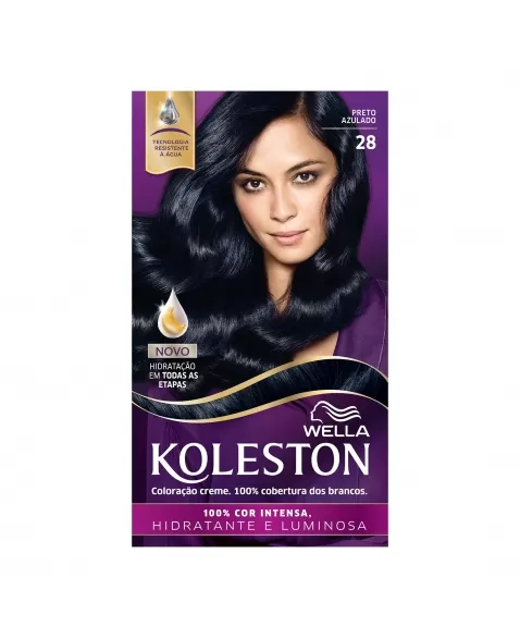 Tinta De Cabelo Koleston Preto Azulado 28