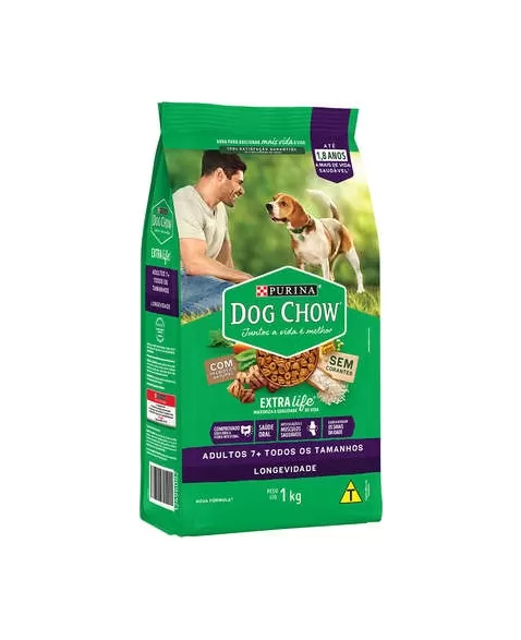 DOG CHOW EX.LIFE 7+ CAR FRAN&AR 1KG