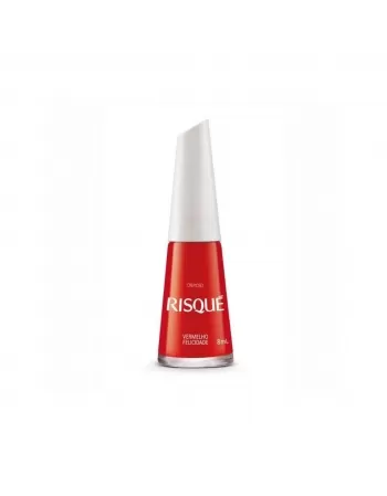 Esmalte Risque Vermelho Felicidade 8ml - Caixa com 6 Unidades NU