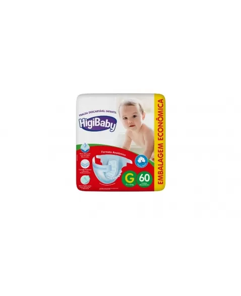 FRALDA INF.HIGIBABY ECONOMICA G C/60