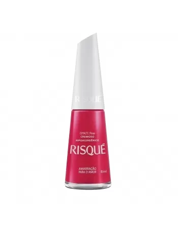 Esmalte Risqué Rosas Cremoso Amarração Para O Amor 8Ml - Caixa Com 6 Unidades Blister